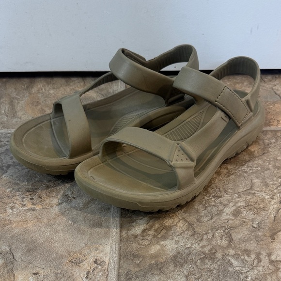 Teva Shoes - TEVA Hurricane Drift green Rubber Sandal Womens Size 11  Mens 9